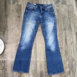Gap 1969 Sexy Boot Jeans Women's 25 Regular Blue Medium Wash Denim Low Rise Y2K